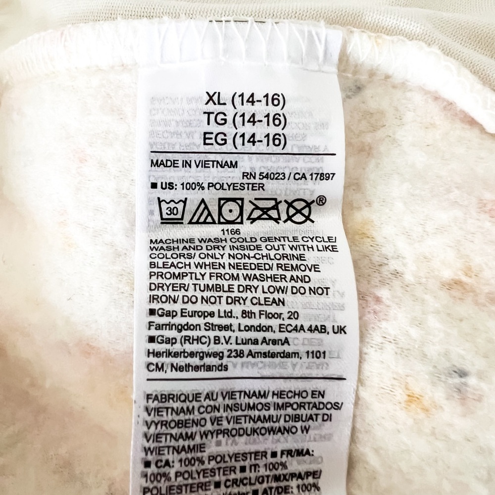 Old Navy Cozy Sherpa Printed Zip-Front Jacket - Confetti/Pink, Size XL (14-16) - Picture 5 of 10